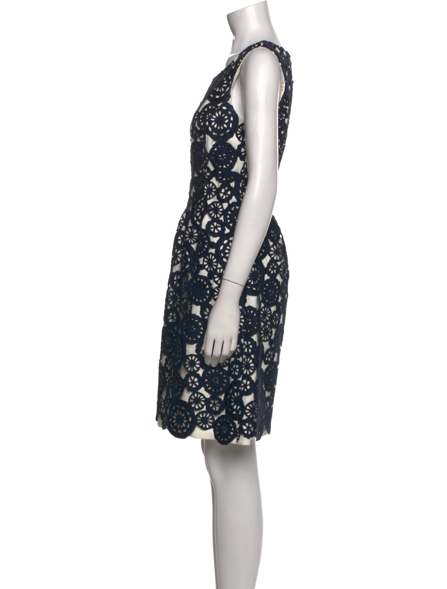 Lela Rose Printed Mini Dress