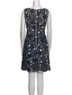 Lela Rose Printed Mini Dress