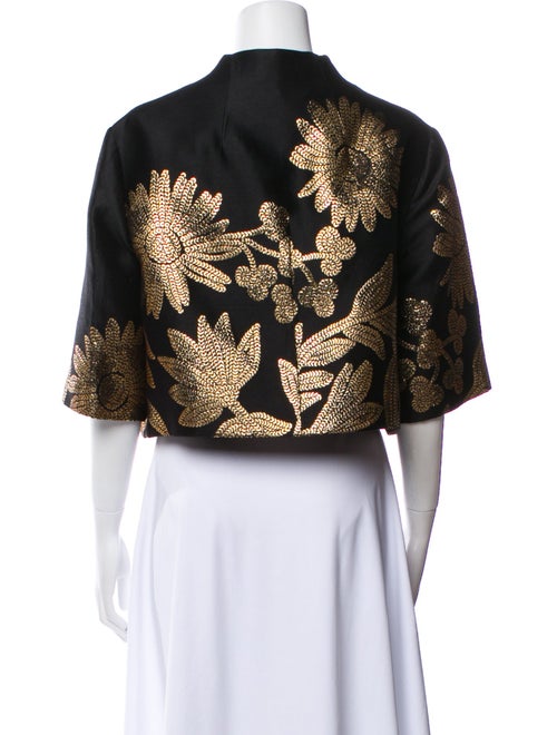 Lela Rose Paisley Print Evening Jacket