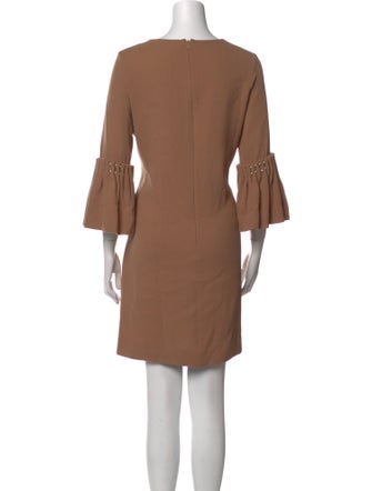 Lela Rose Wool Mini Dress