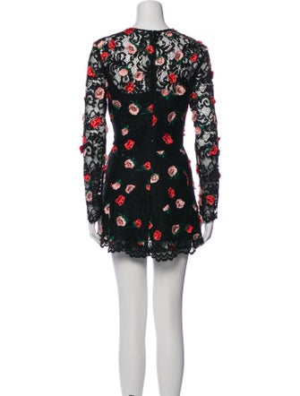 Lela Rose Lace Mini Dress