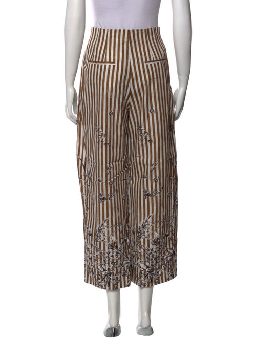 Lela Rose Striped Wide Leg Pants