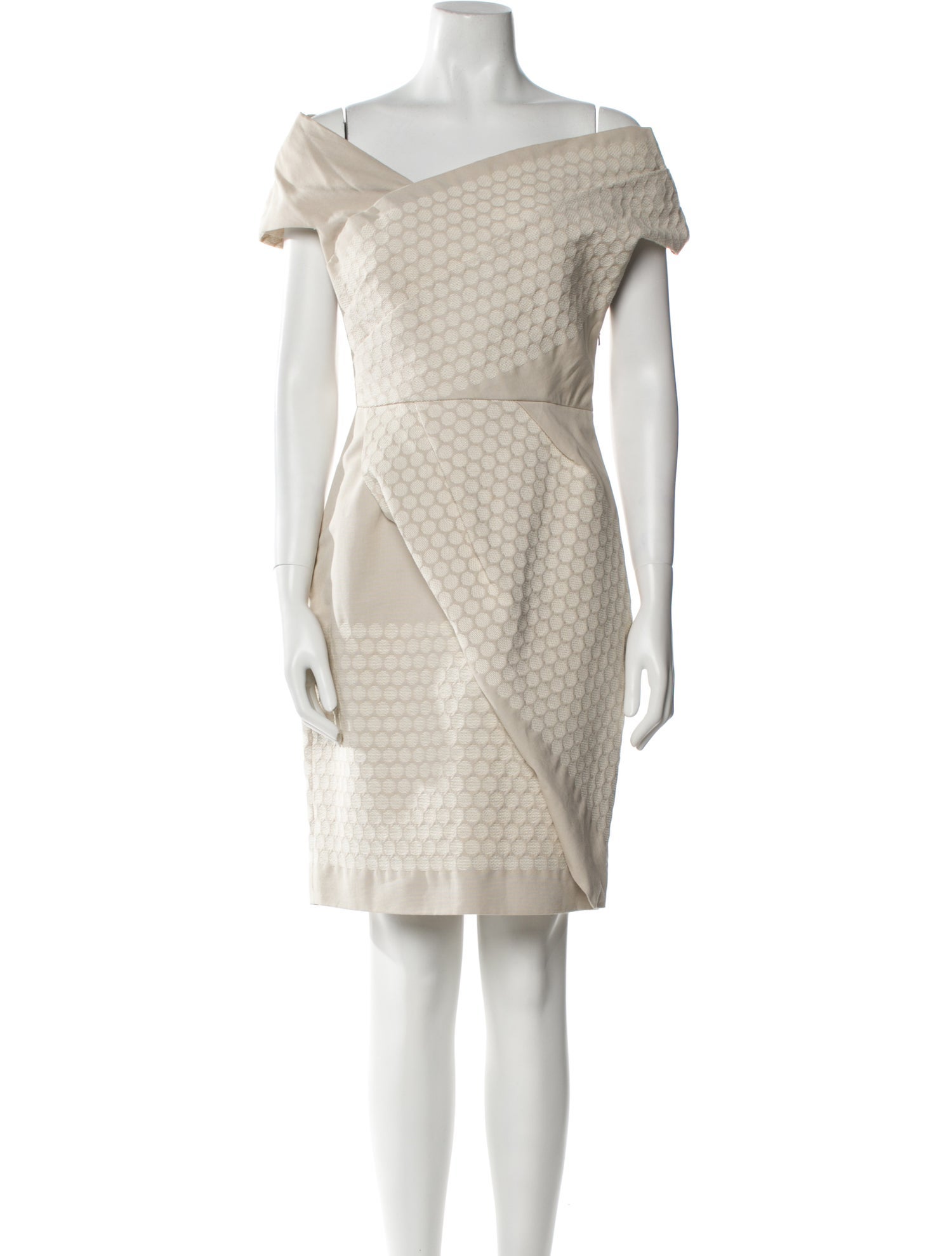 Lela Rose Printed Knee-Length Dress