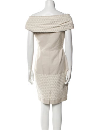 Lela Rose Printed Knee-Length Dress