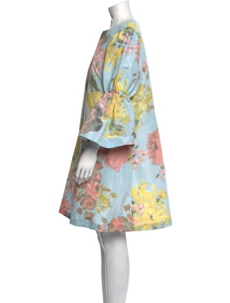 Lela Rose Printed Knee-Length Dress