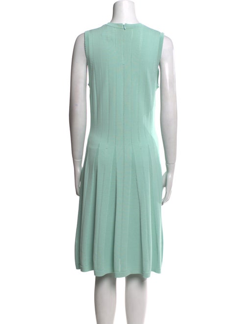 Lela Rose Scoop Neck Knee-Length Dress