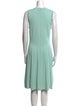 Lela Rose Scoop Neck Knee-Length Dress