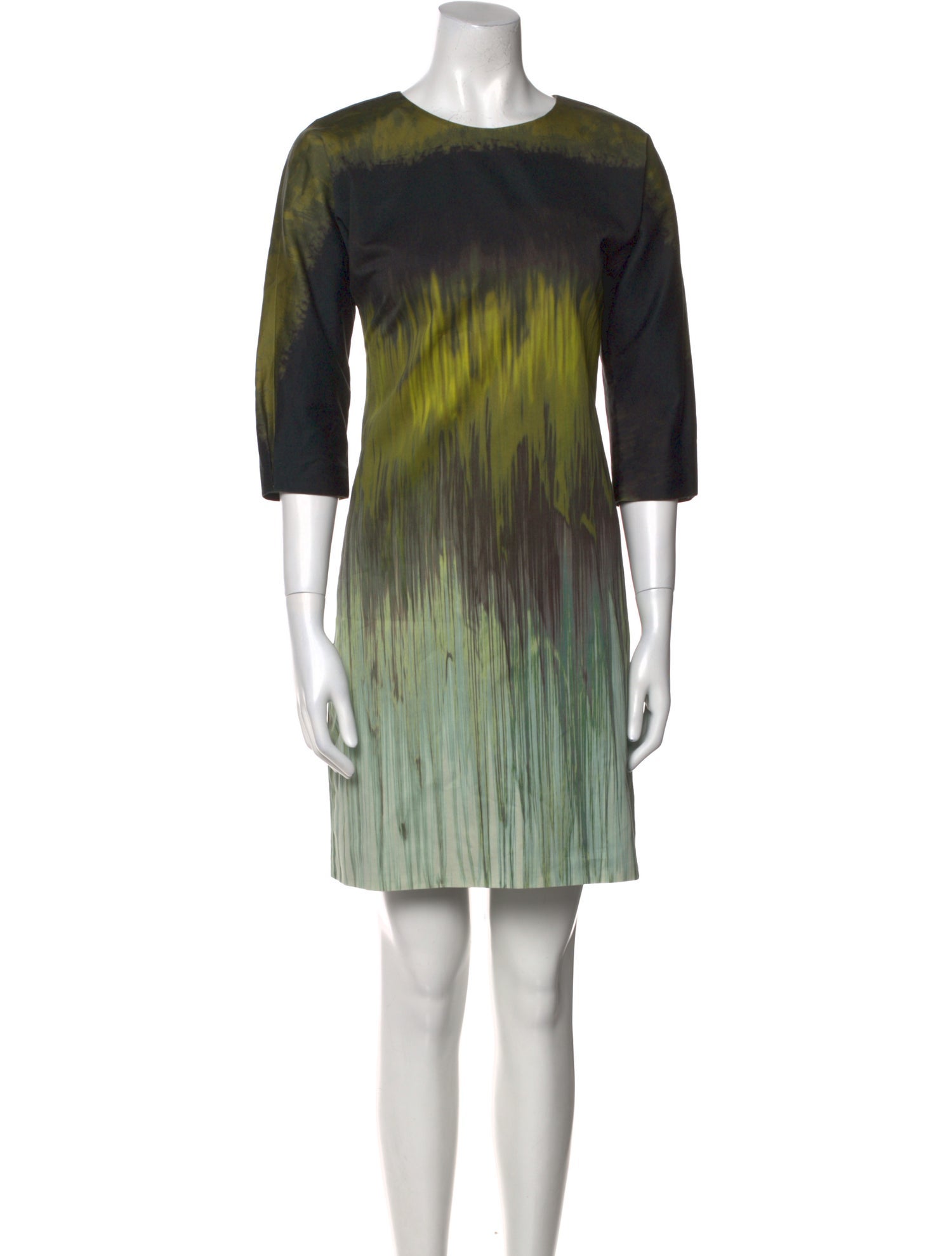 Lela Rose Printed Mini Dress