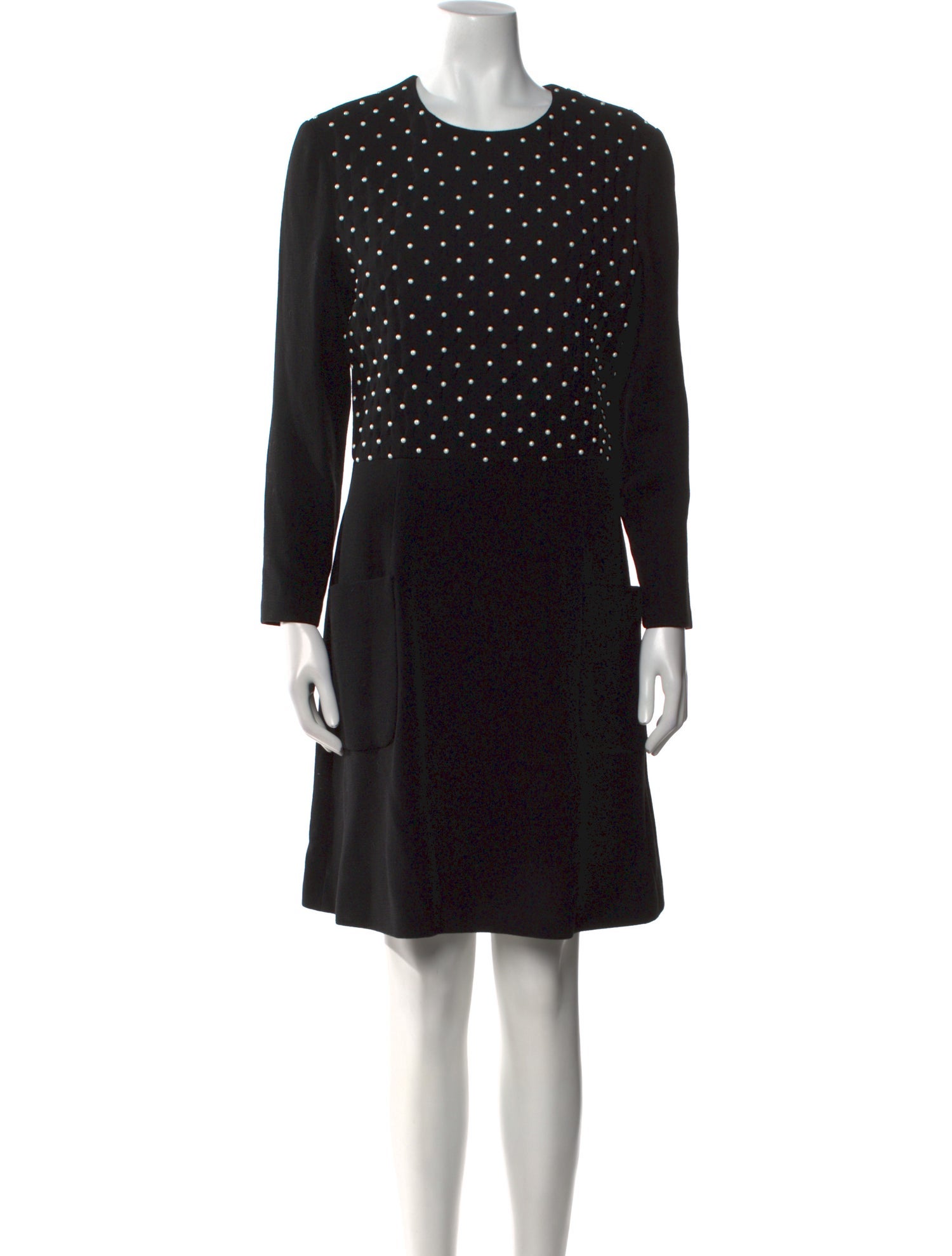 Lela Rose Wool Mini Dress