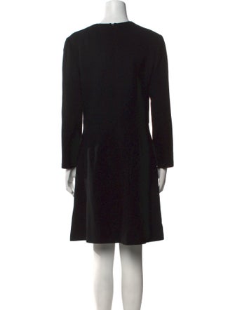 Lela Rose Wool Mini Dress