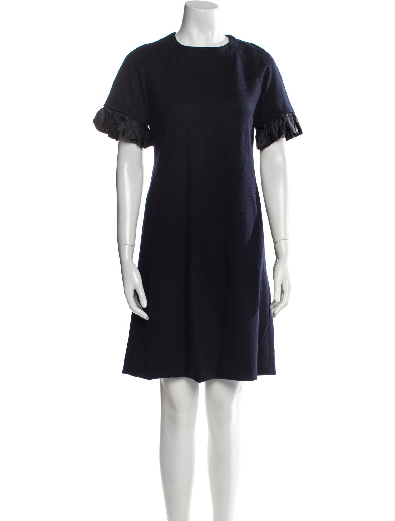 Lela Rose Wool Mini Dress