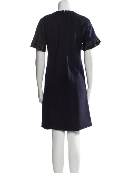 Lela Rose Wool Mini Dress