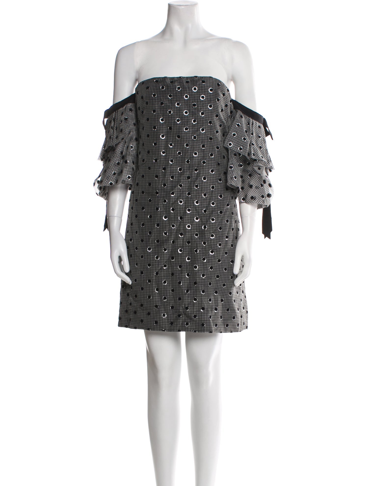 Lela Rose Printed Mini Dress