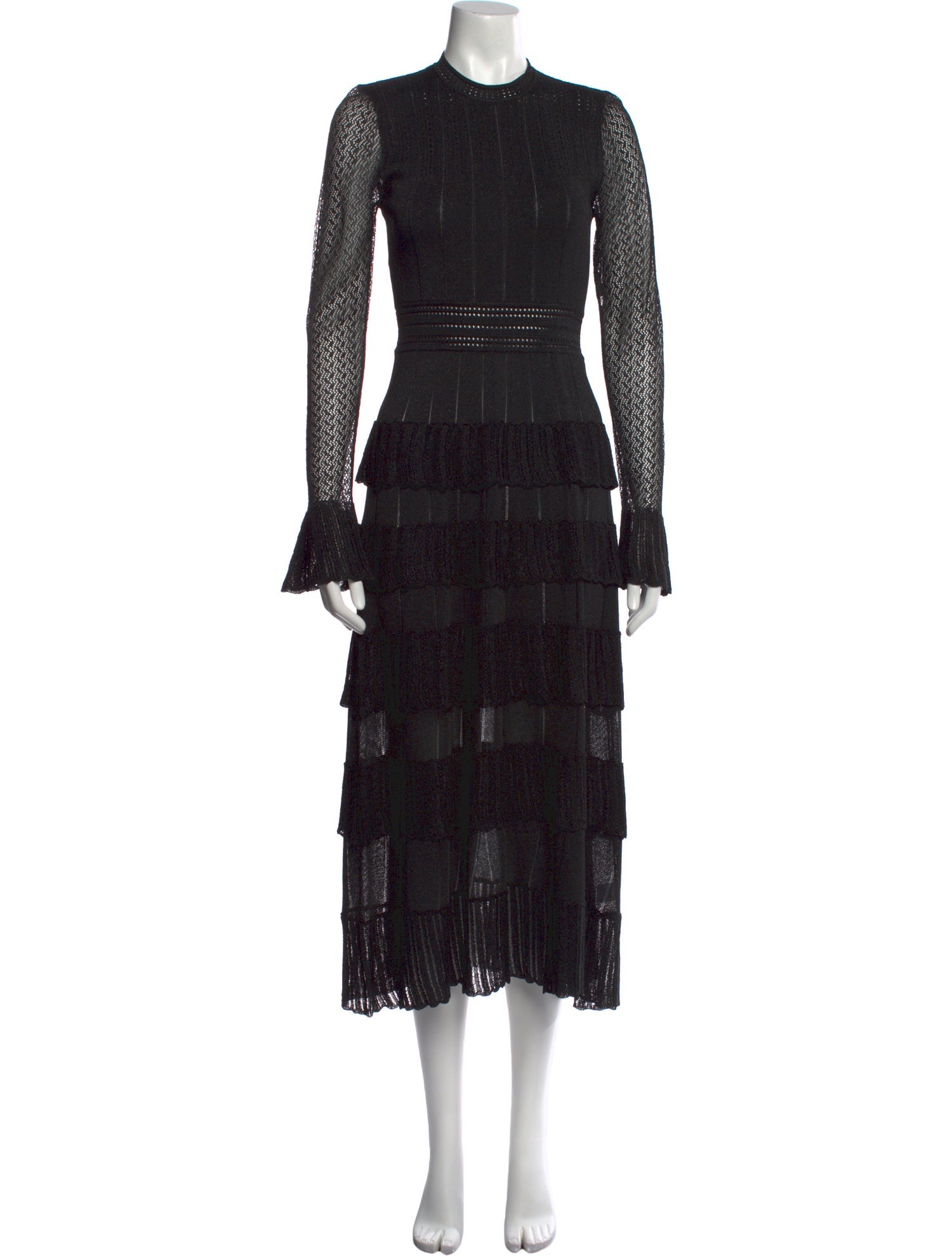 Lela Rose Lace Pattern Long Dress w/ Tags