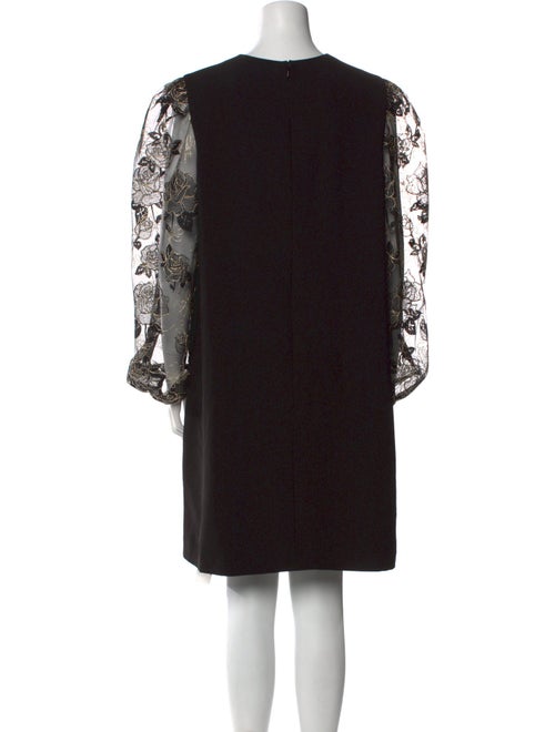 Lela Rose Printed Knee-Length Dress