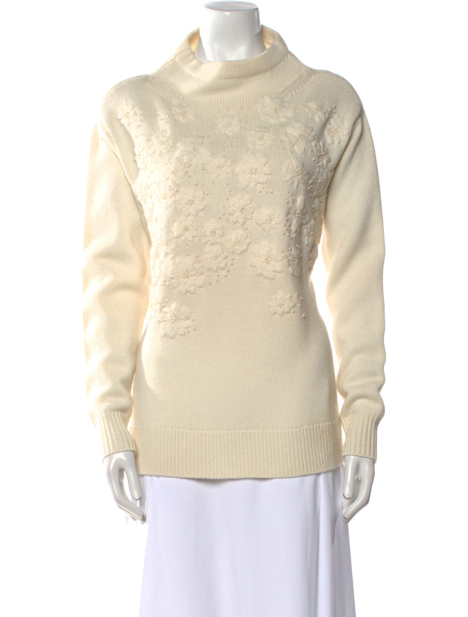 Lela Rose Wool Turtleneck Sweater