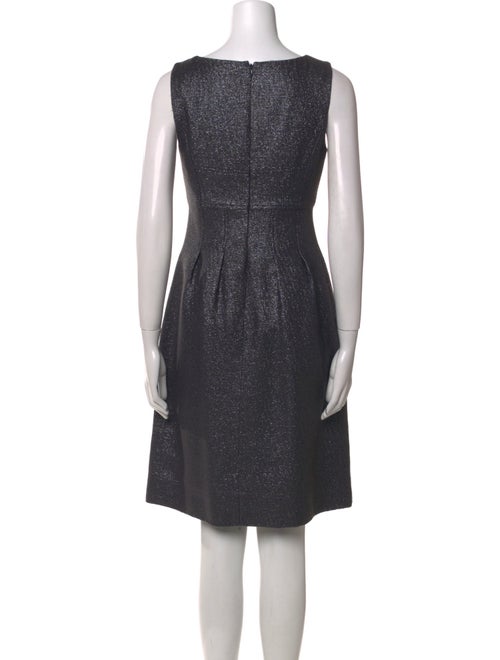 Lela Rose Scoop Neck Knee-Length Dress