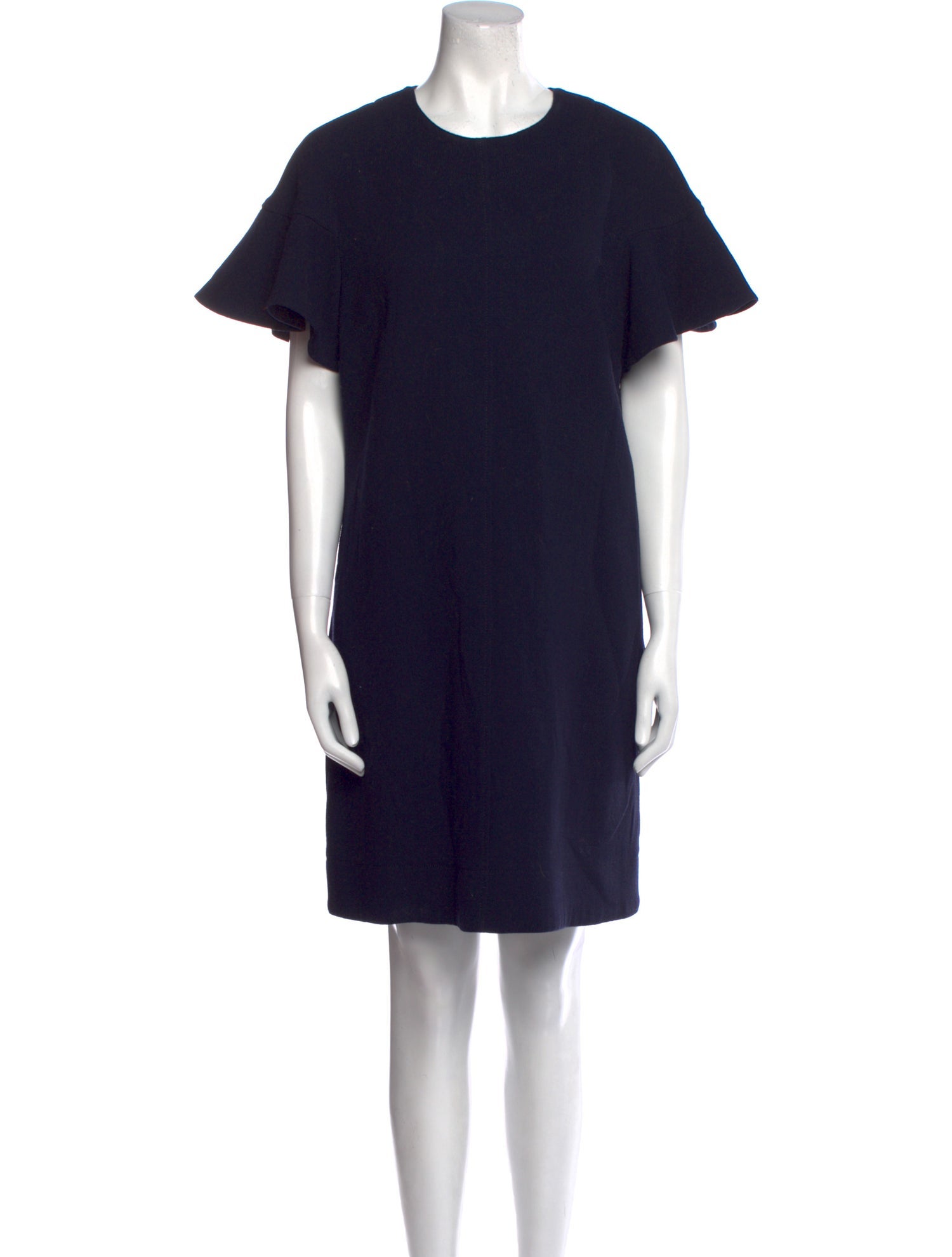 Lela Rose Wool Knee-Length Dress