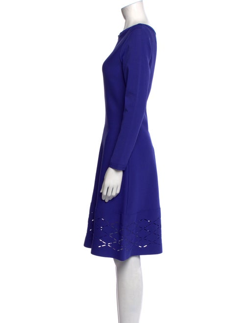 Lela Rose Bateau Neckline Knee-Length Dress