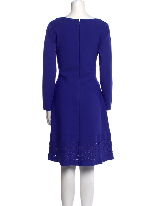 Lela Rose Bateau Neckline Knee-Length Dress