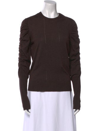 Lela Rose Cashmere Crew Neck Sweatshirt
