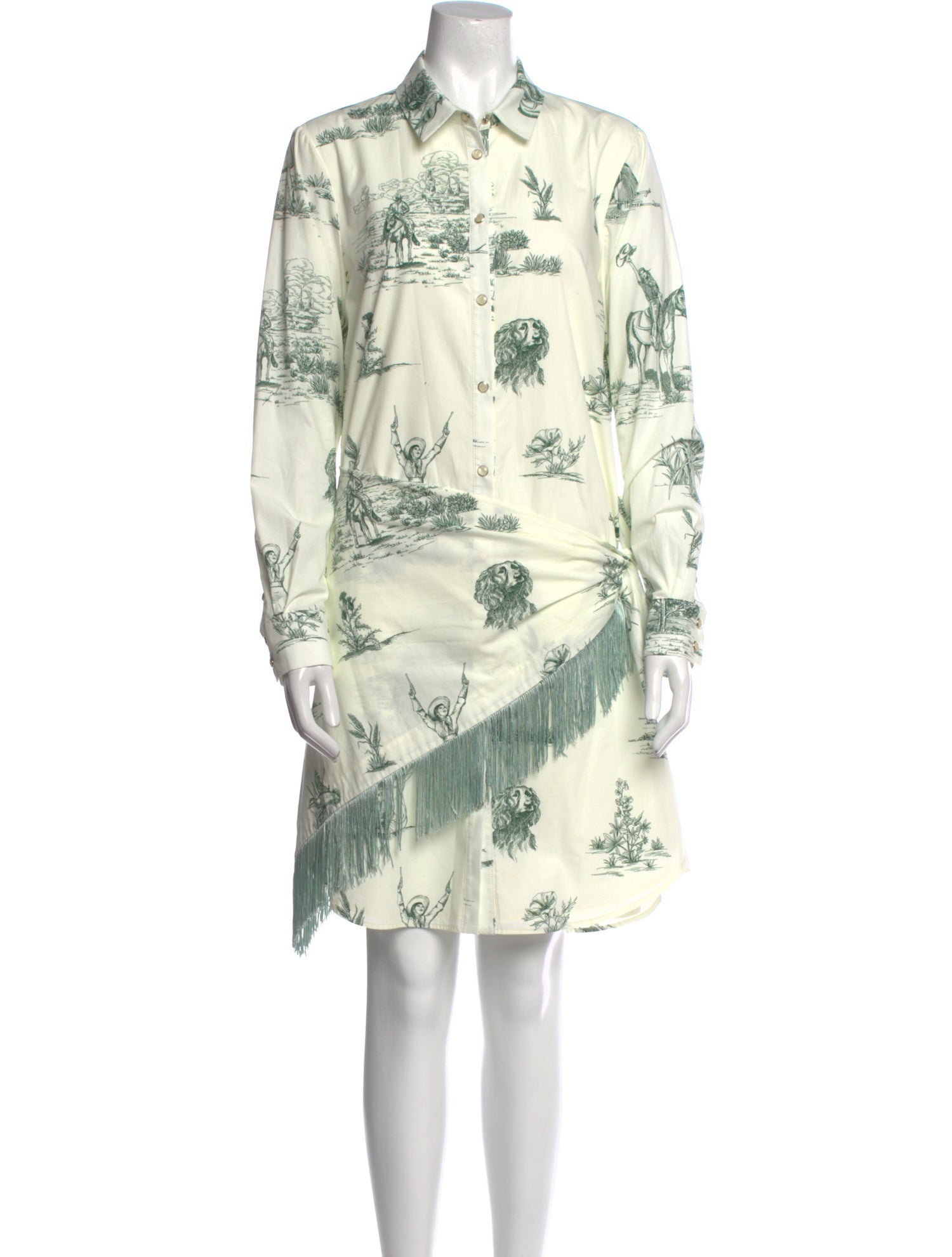 Lela Rose Printed Mini Dress