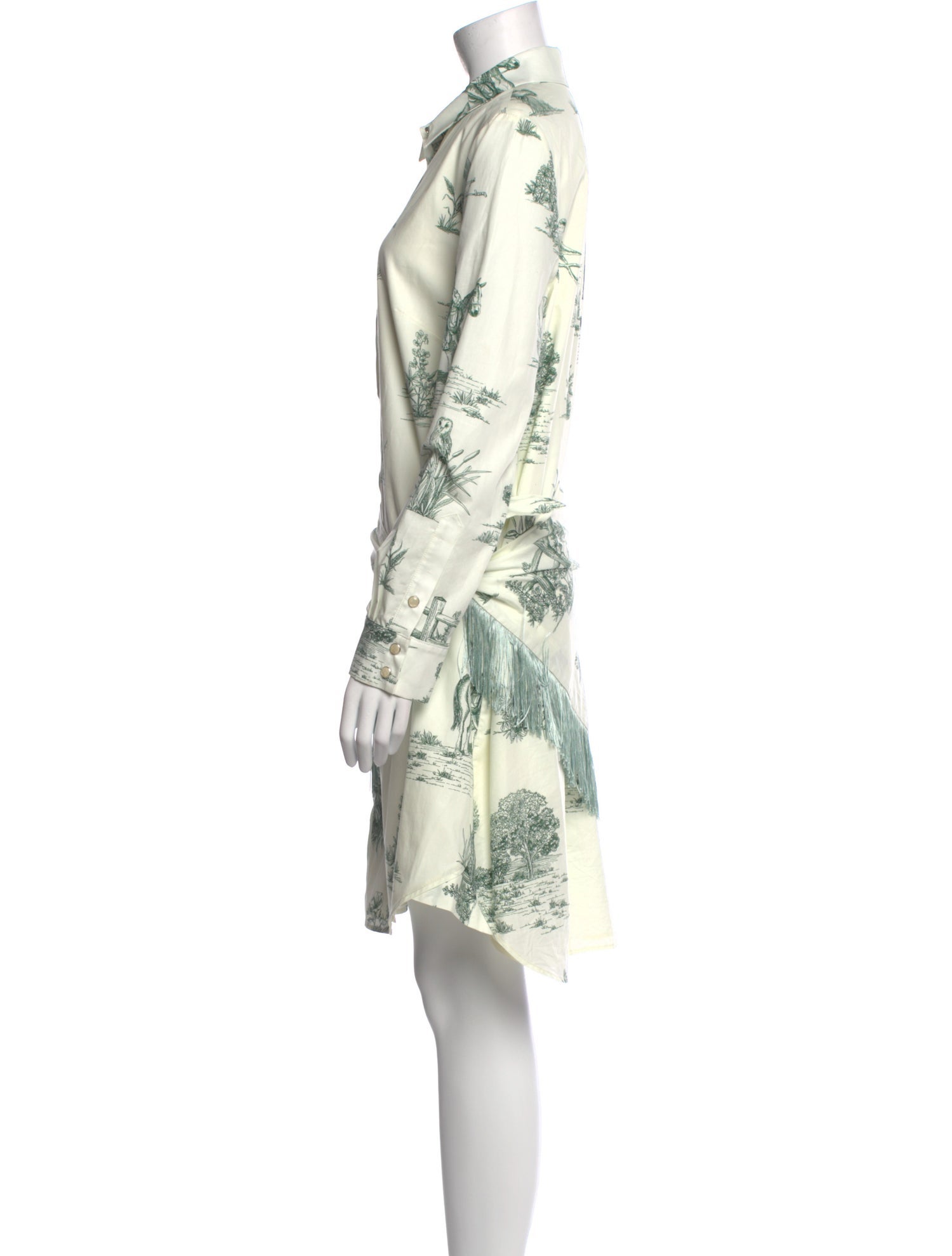 Lela Rose Printed Mini Dress