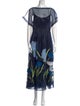 Lela Rose Silk Long Dress