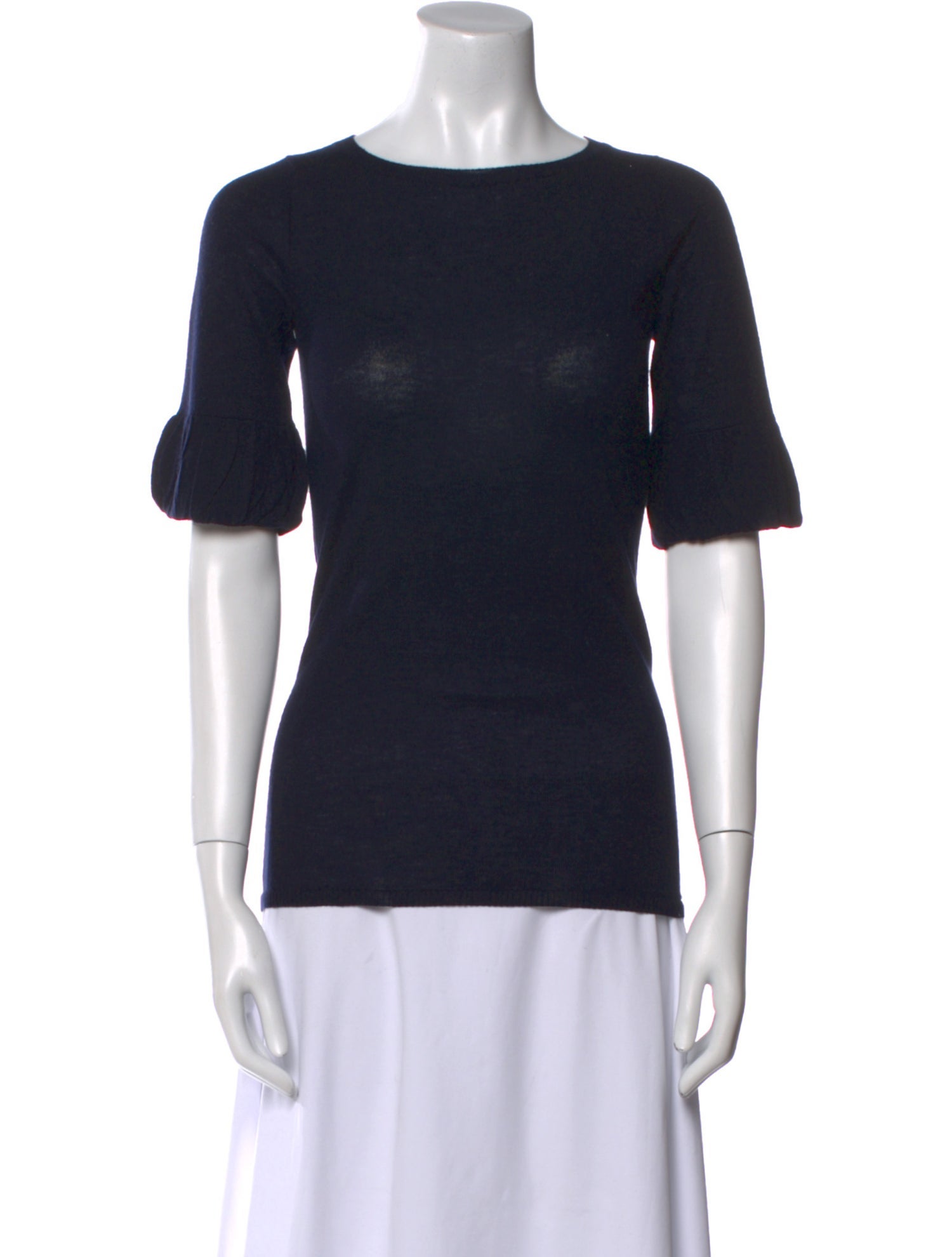 Lela Rose Cashmere Scoop Neck Sweater