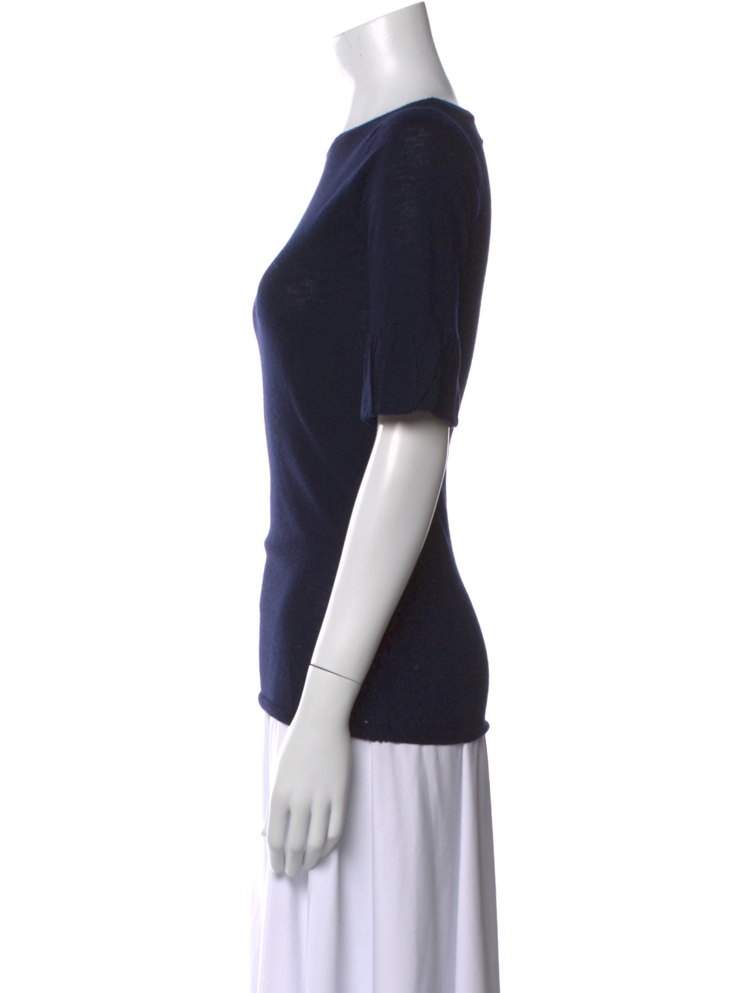 Lela Rose Cashmere Scoop Neck Sweater