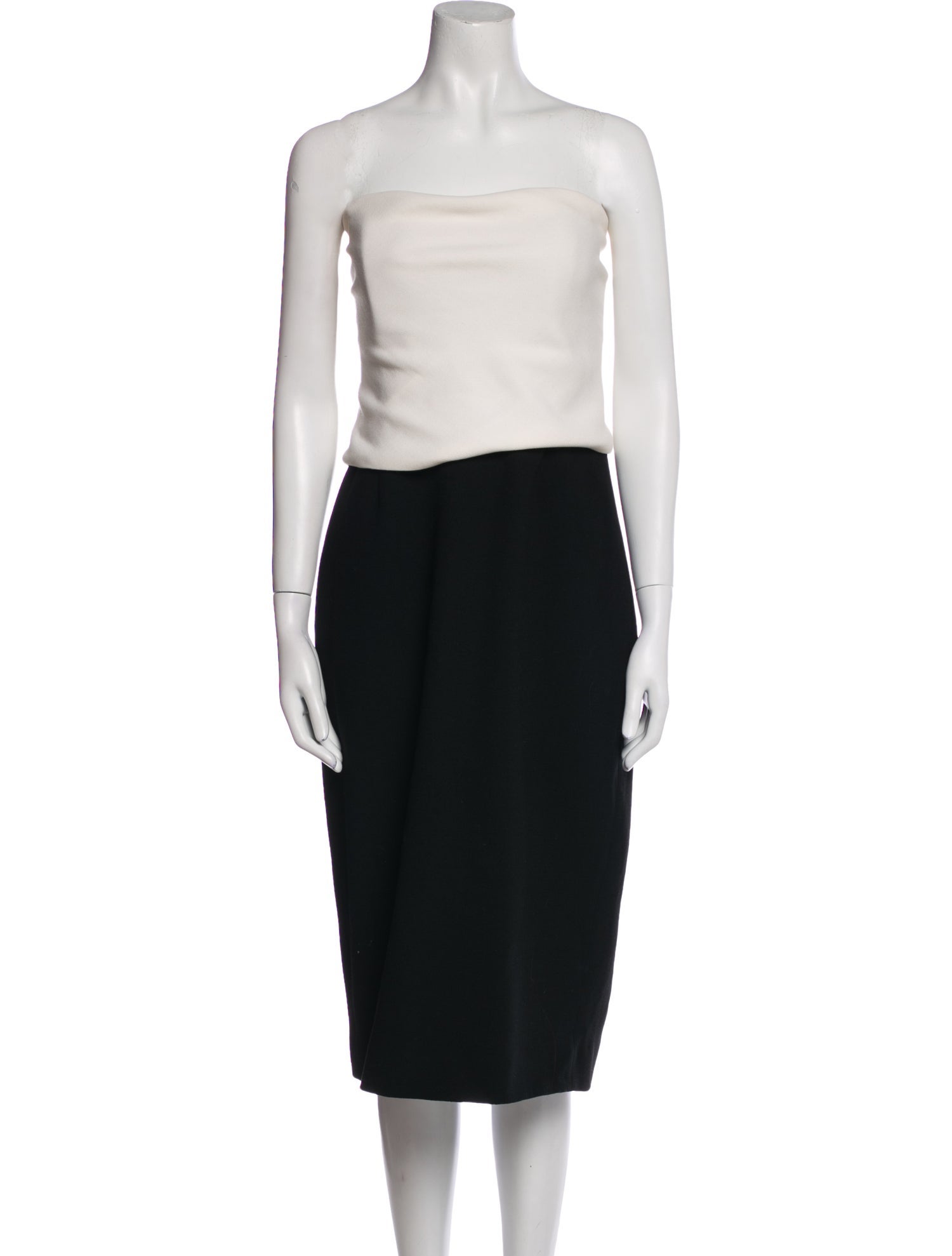 Lela Rose Wool Knee-Length Dress