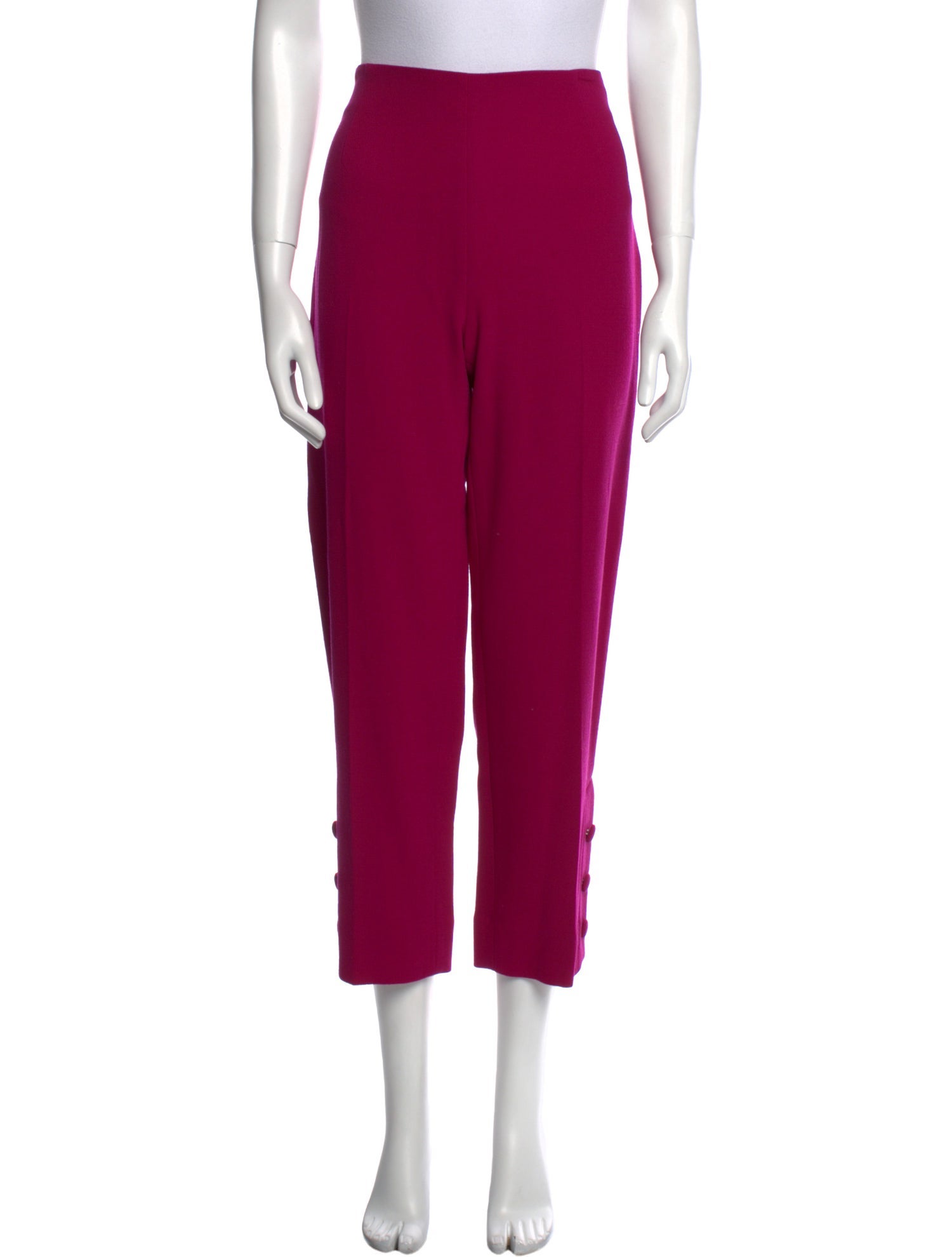 Lela Rose Wool Skinny Leg Pants