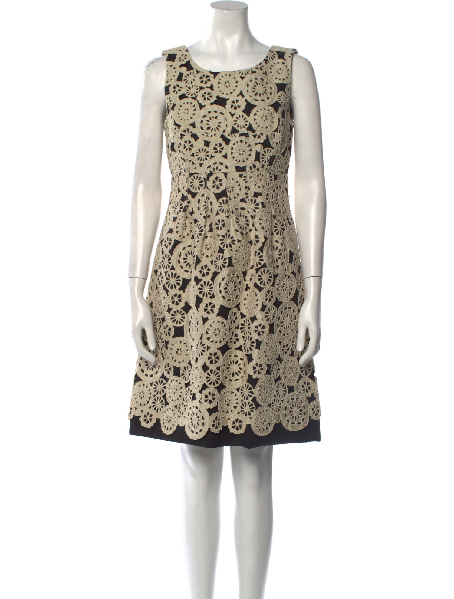 Lela Rose Silk Knee-Length Dress