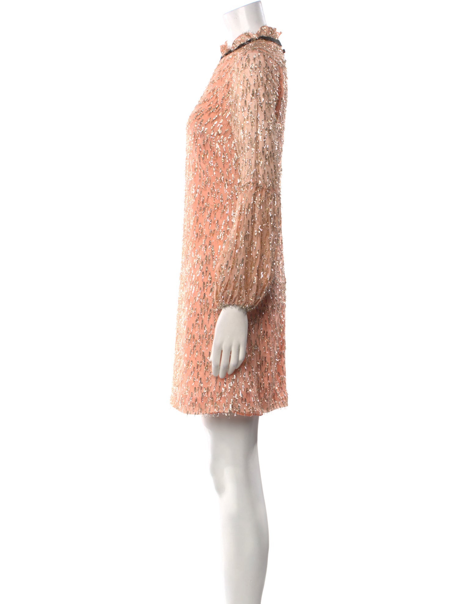 Lela Rose Patterned Mini Dress