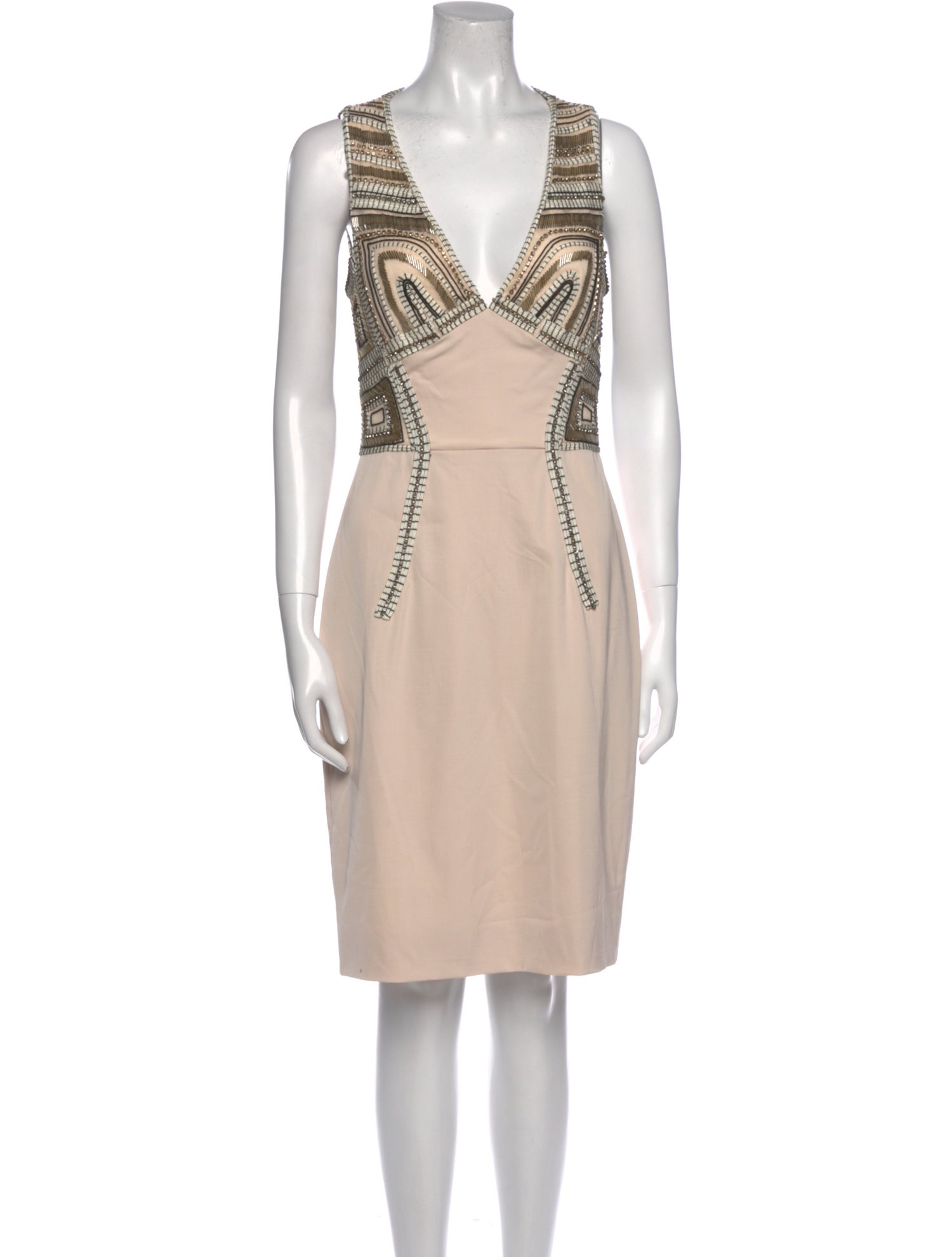 Lela Rose Silk Knee-Length Dress