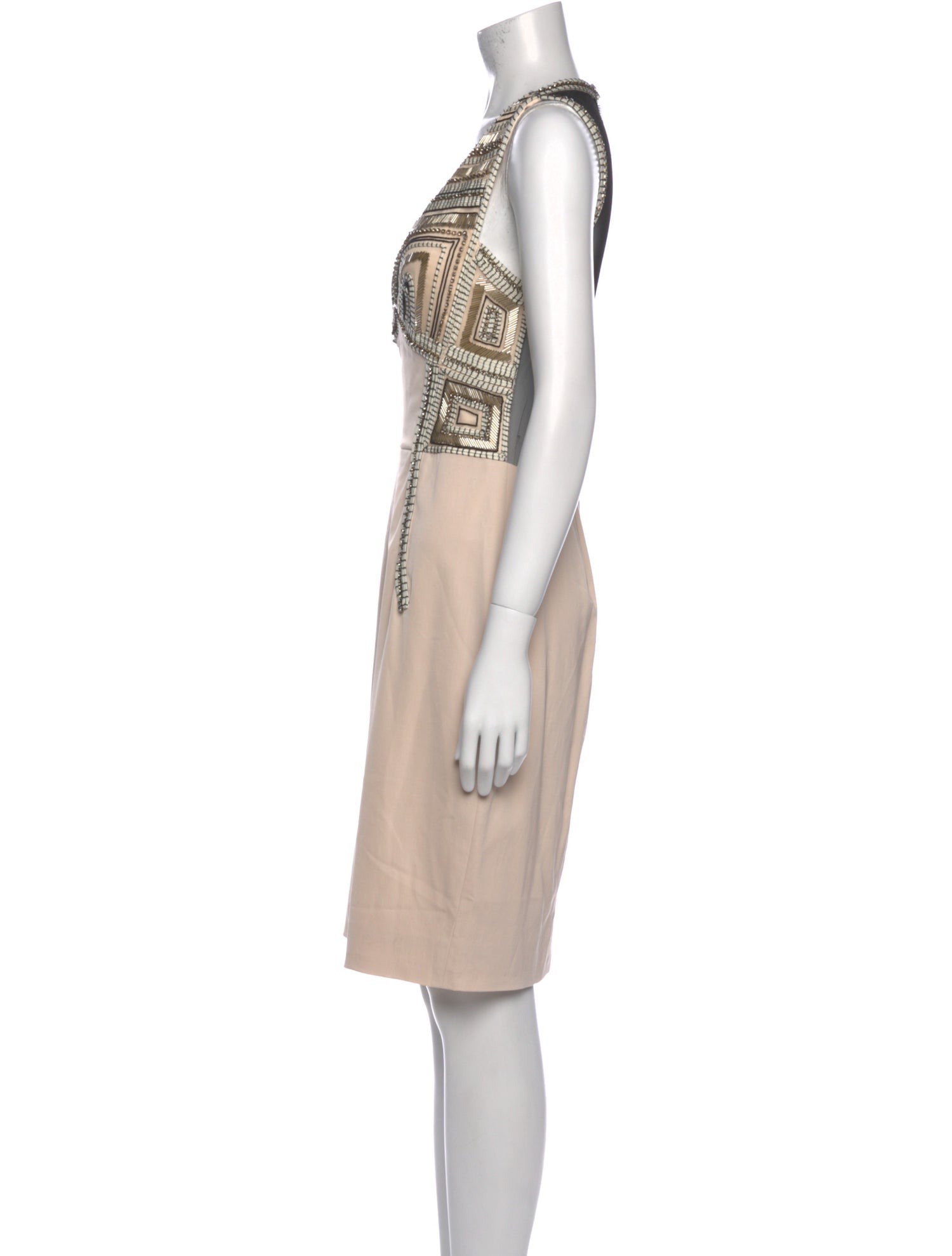 Lela Rose Silk Knee-Length Dress