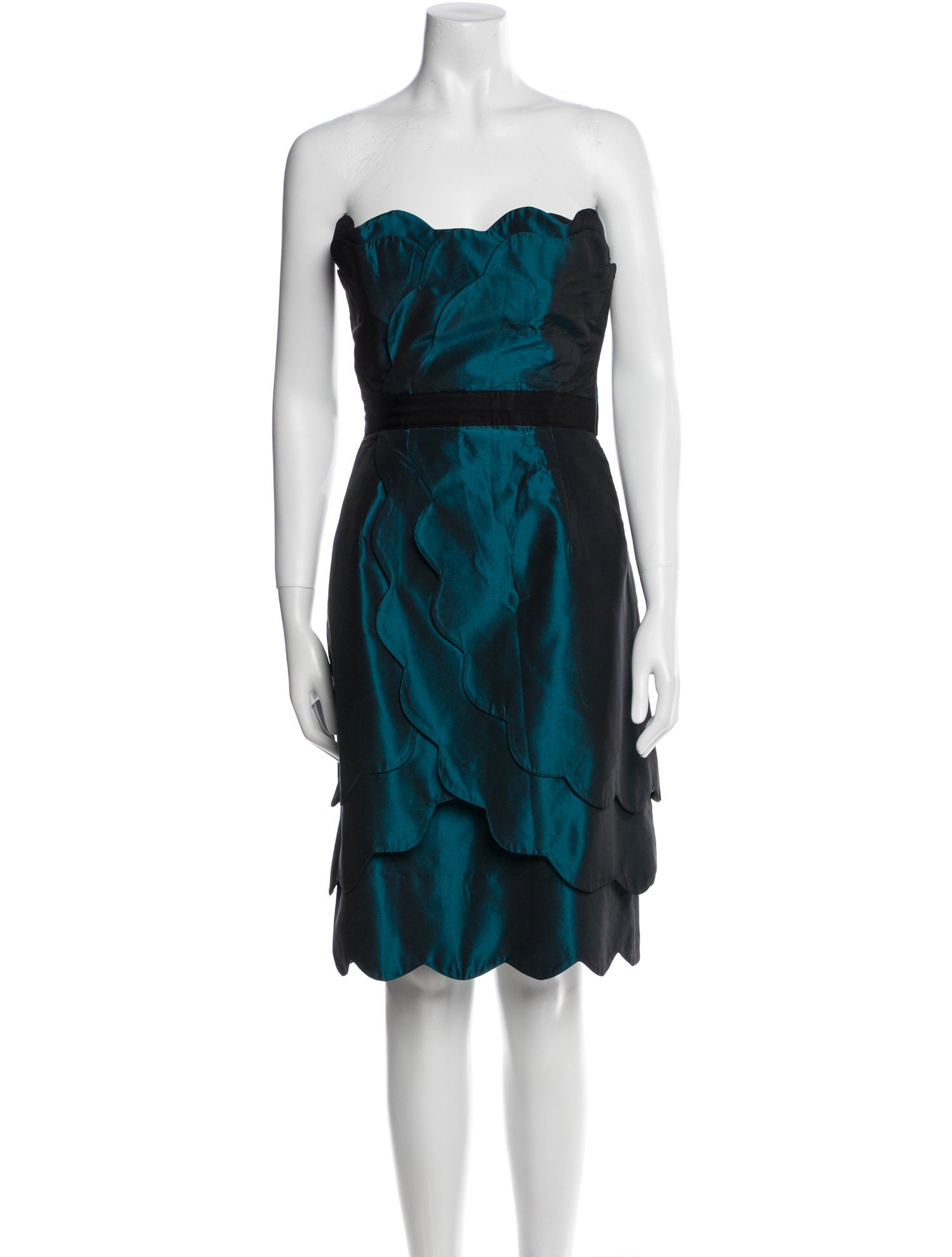 Lela Rose Silk Mini Dress