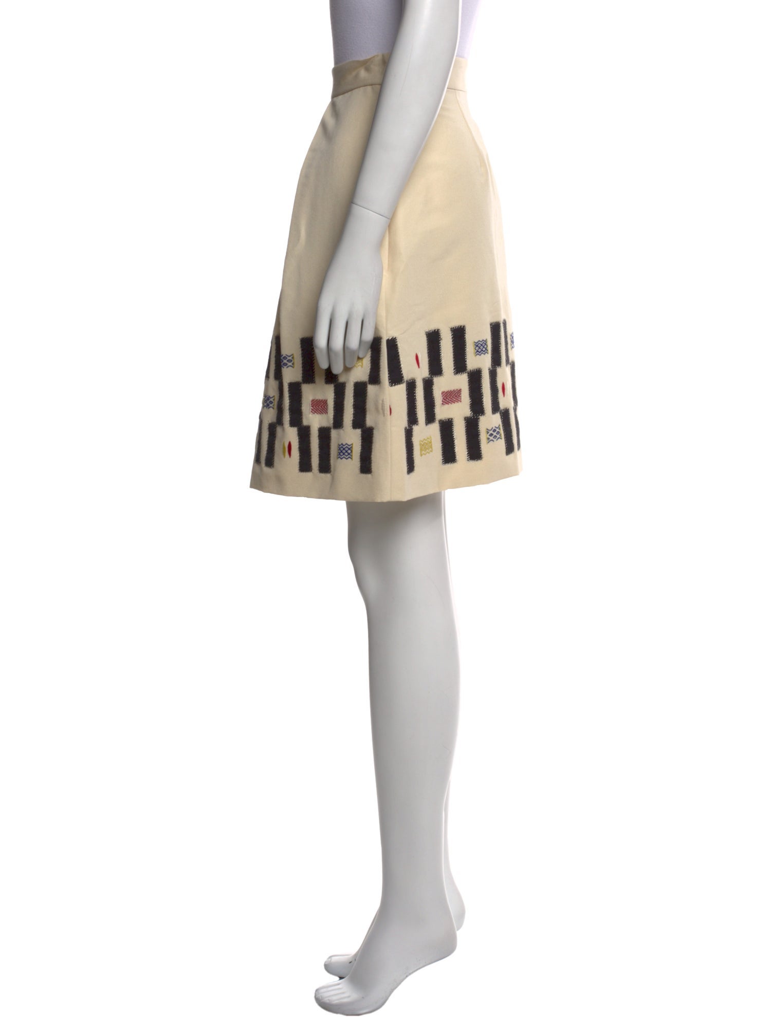 Lela Rose Printed Knee-Length Skirt