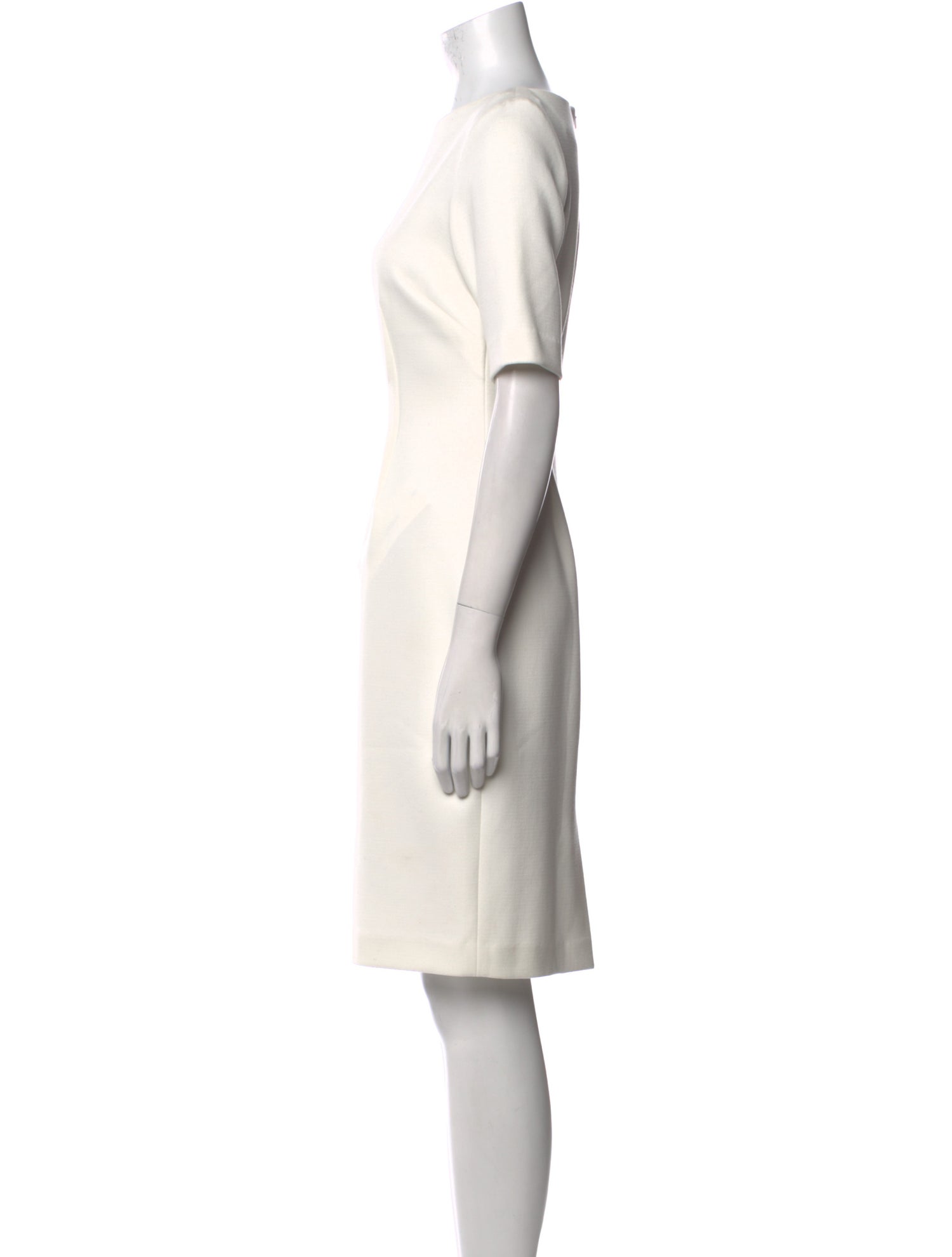 Lela Rose Bateau Neckline Knee-Length Dress