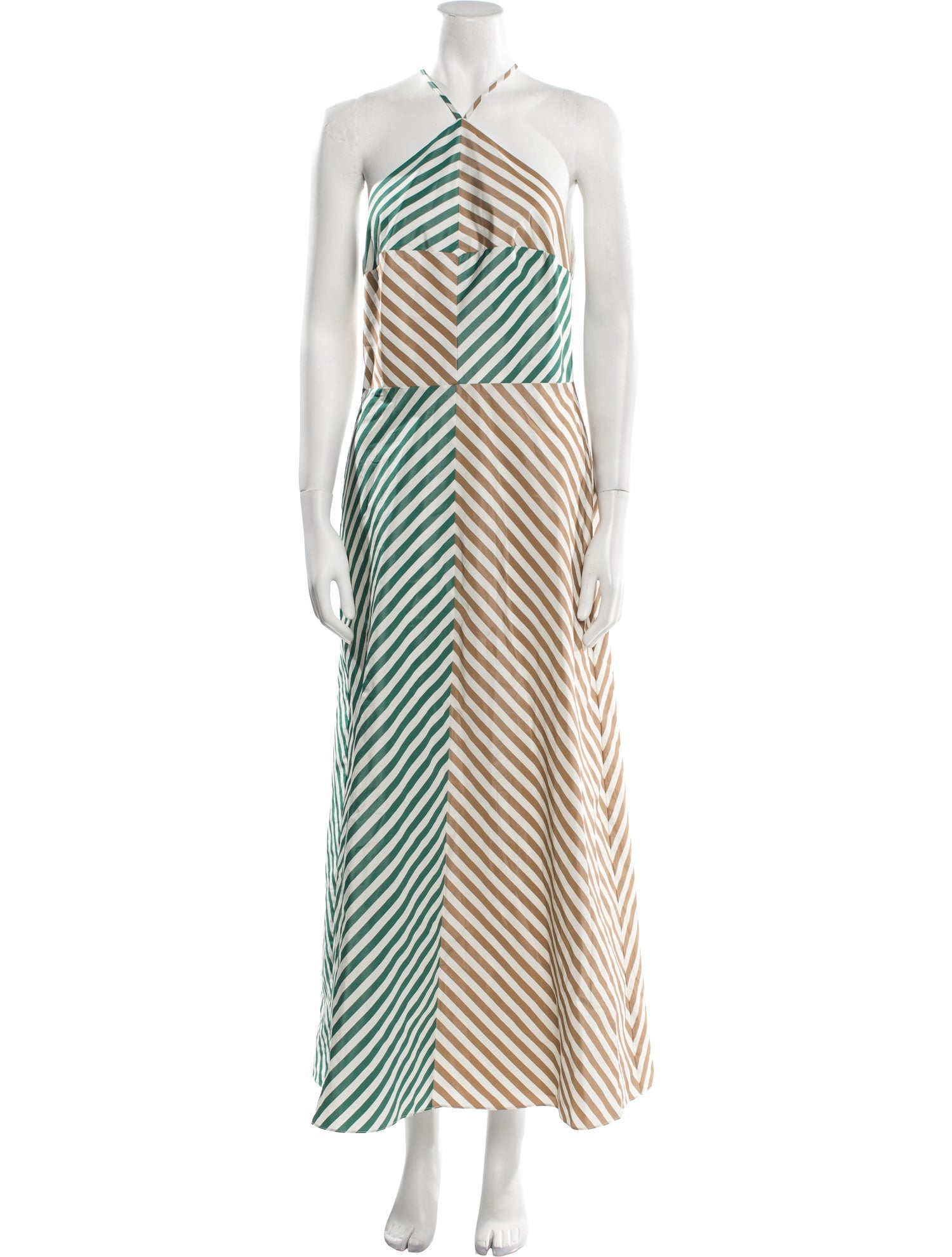 Lela Rose Striped Long Dress w/ Tags
