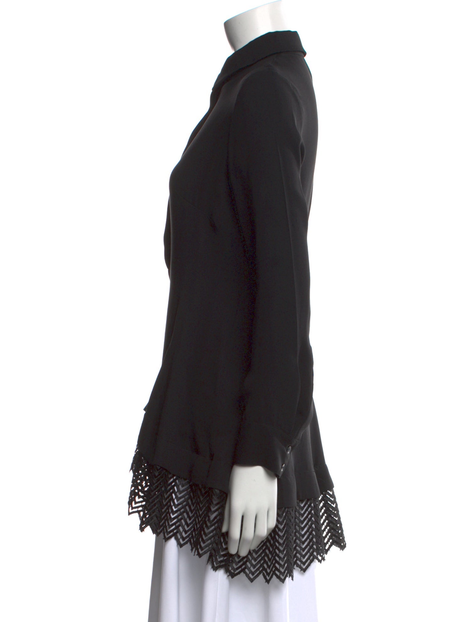 Lela Rose Long Sleeve Blouse