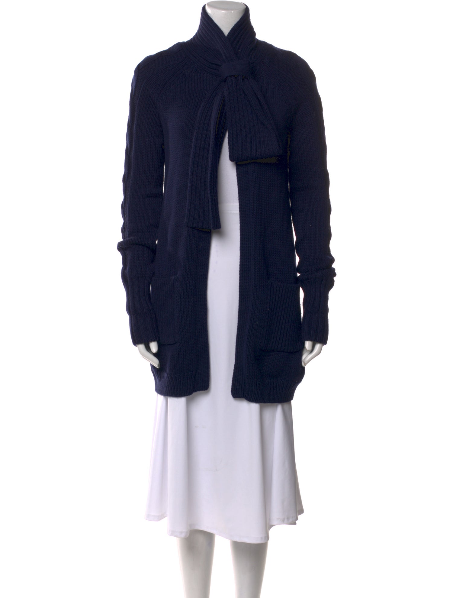 Lela Rose Merino Wool Mock Neck Sweater