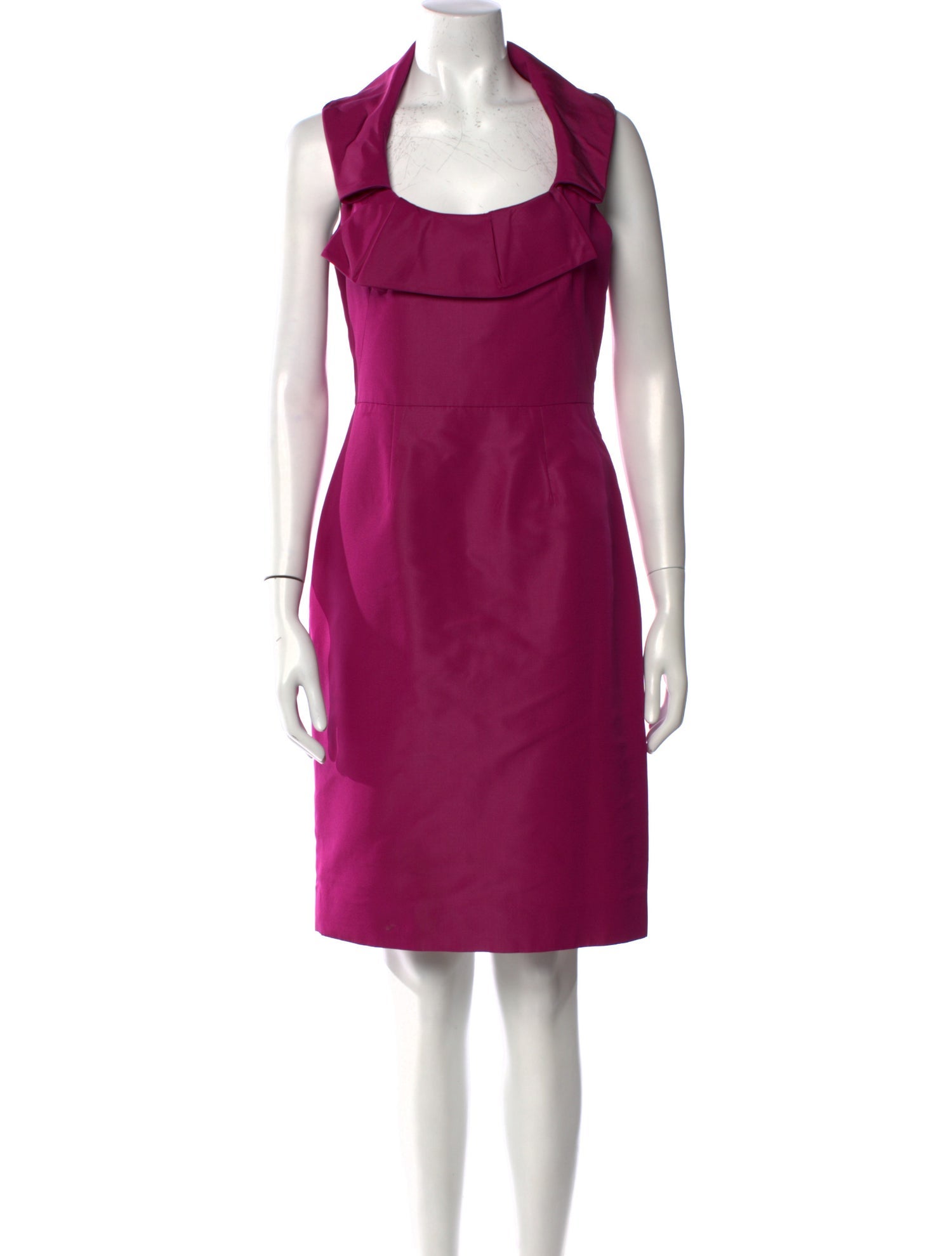 Lela Rose Silk Knee-Length Dress