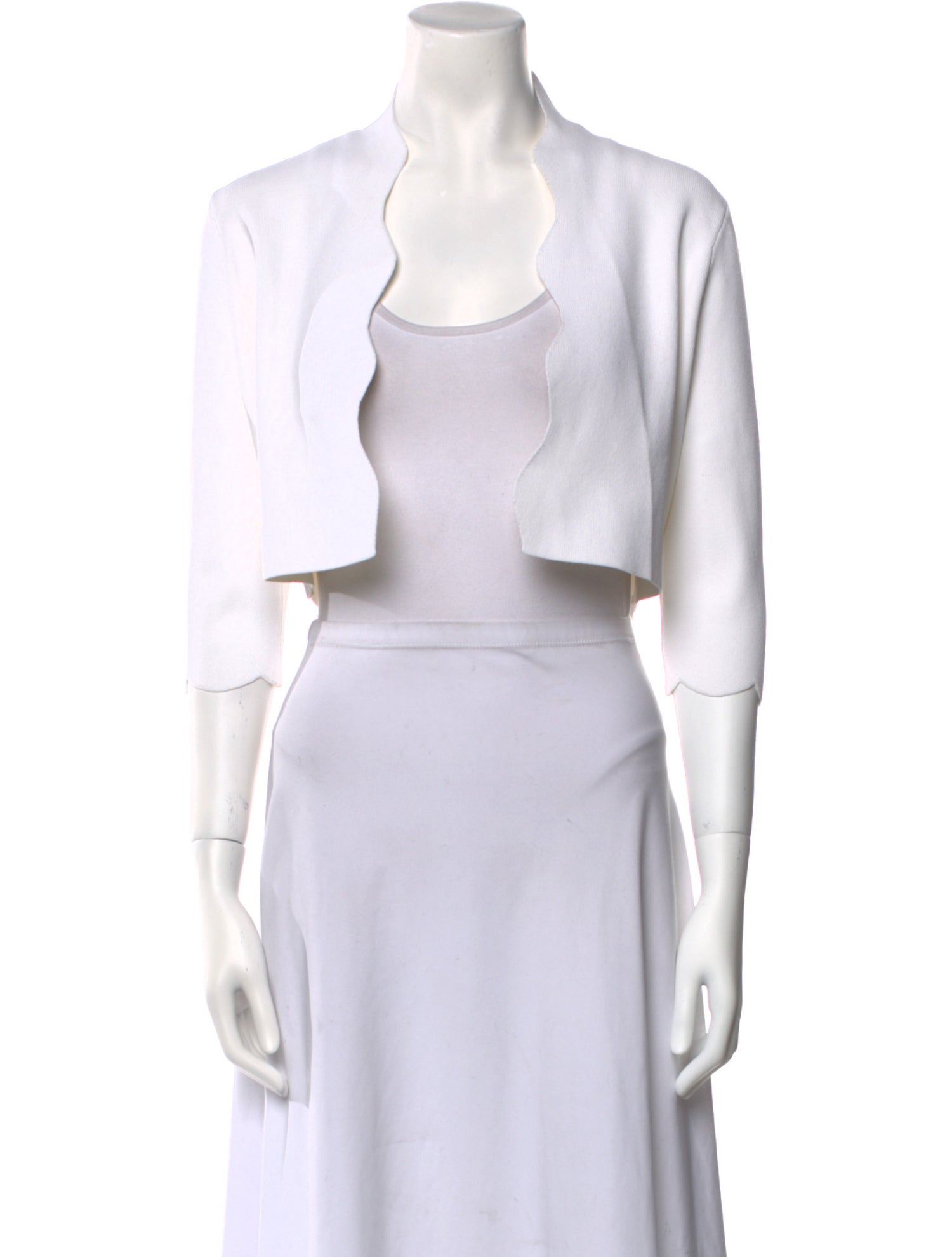 Lela Rose Open Front Sweater