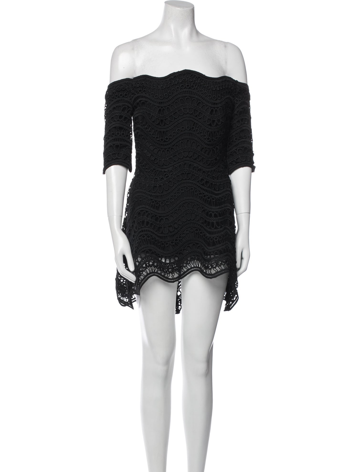 Lela Rose Silk Mini Dress