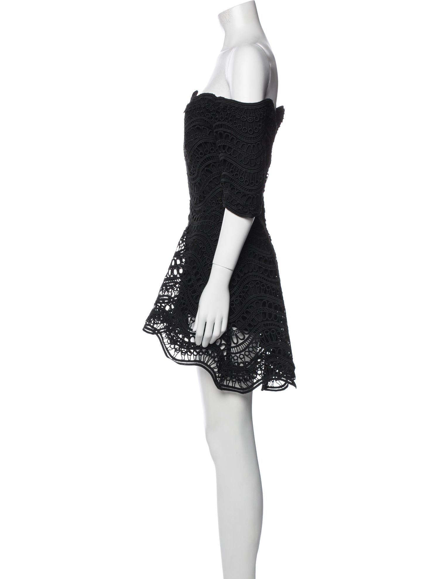 Lela Rose Silk Mini Dress