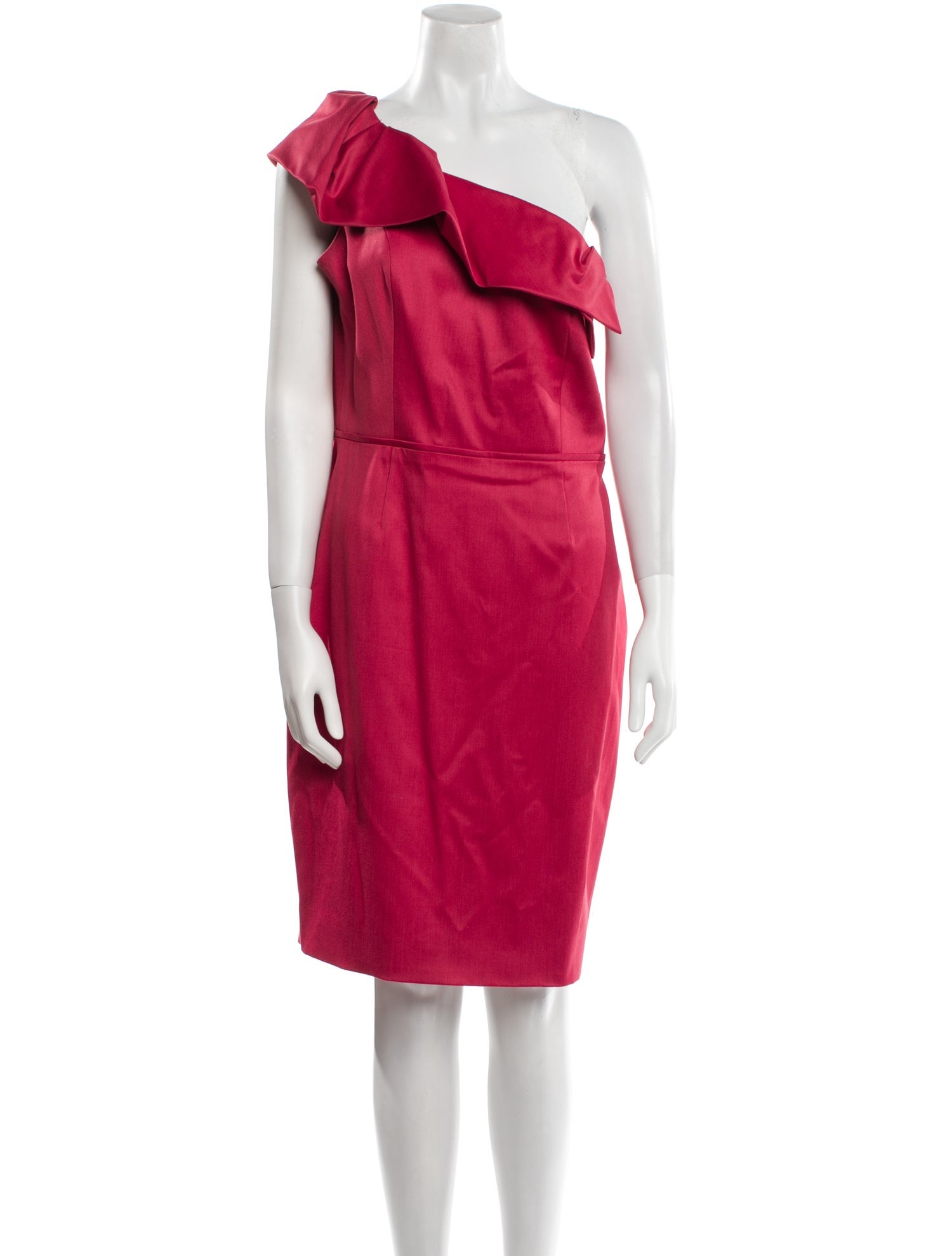 Lela Rose Wool Knee-Length Dress