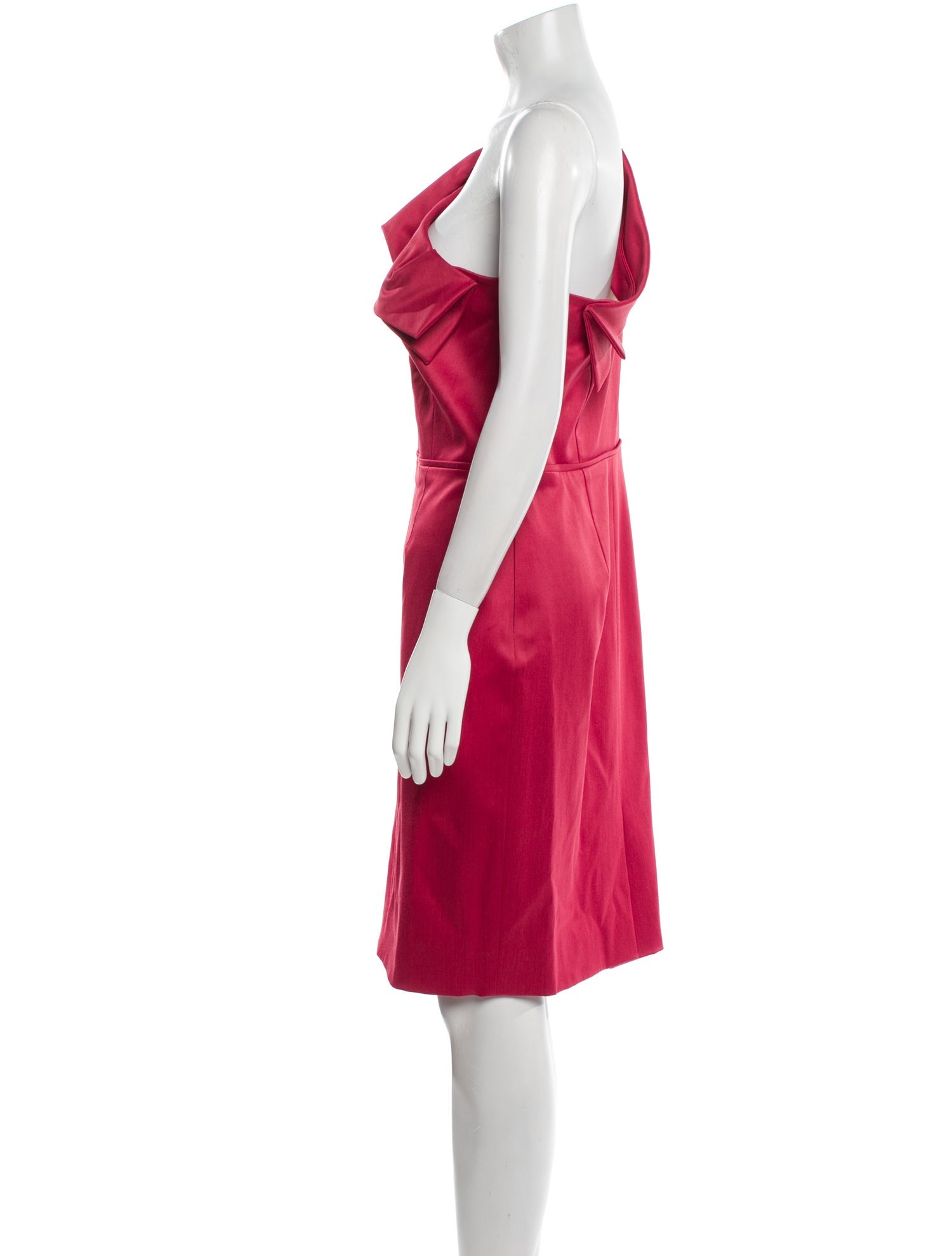 Lela Rose Wool Knee-Length Dress