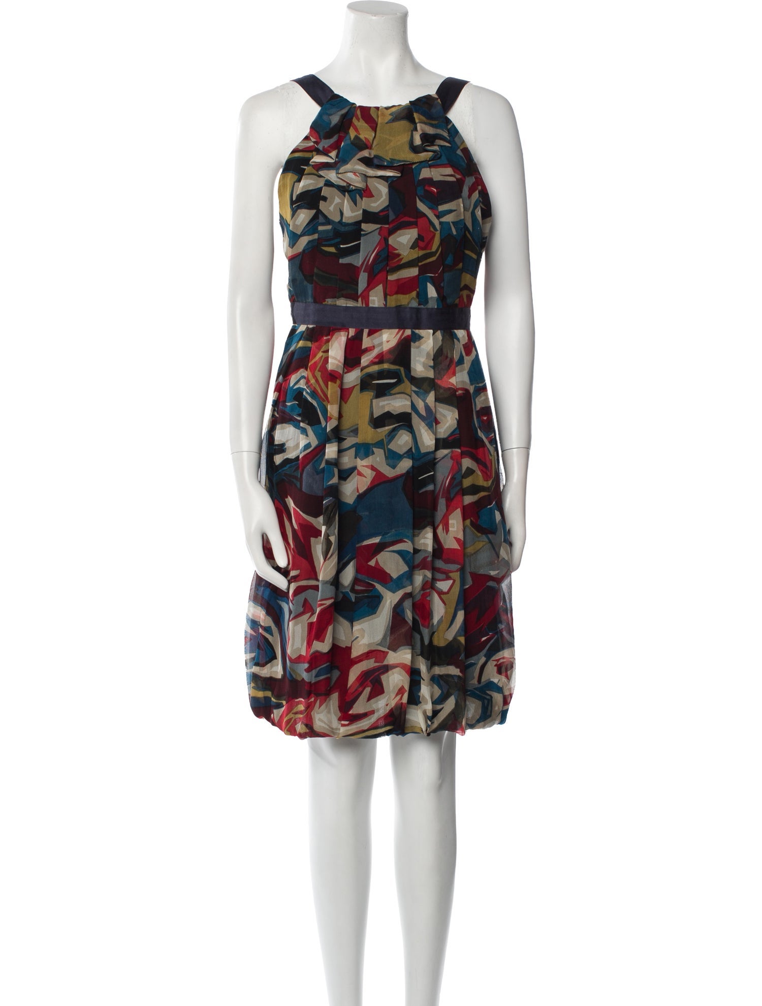 Lela Rose Silk Mini Dress