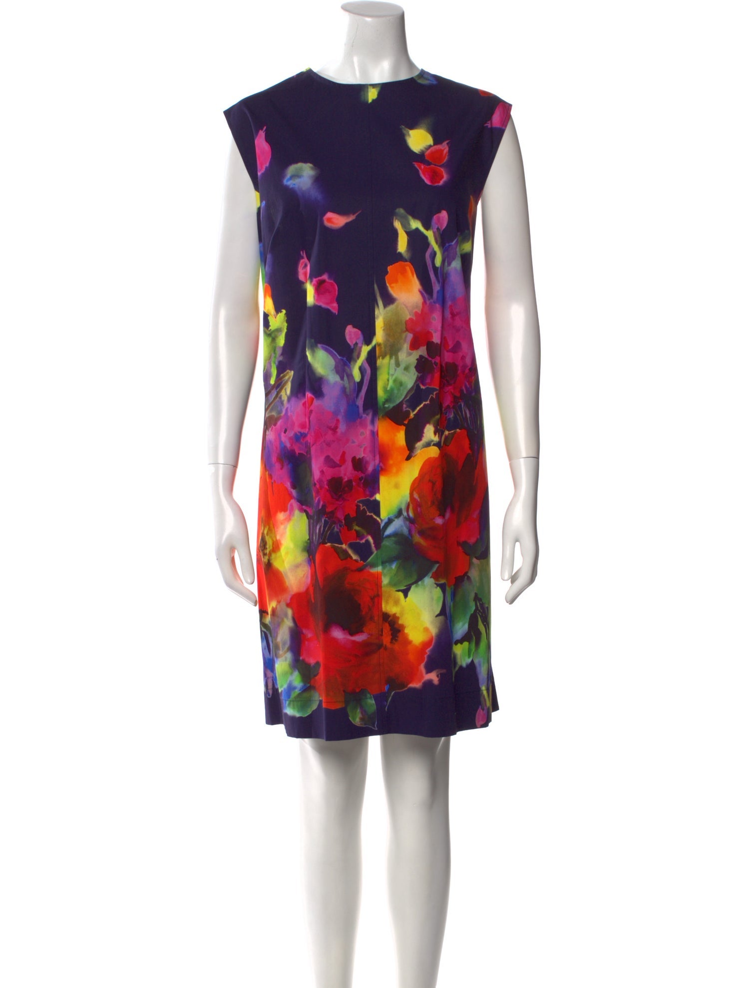 Lela Rose Floral Print Knee-Length Dress w/ Tags